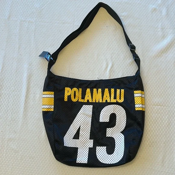 NFL Pittsburgh Steelers Jersey Tote Troy Polamalu #43 - Picture 1 of 8